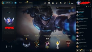 Conta de LoL , LvL 208, 59 Skins, 2 Skins Ultimates - League of Legends: Wild Rift LOL WR