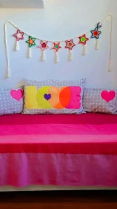 Varal de Estrelas Poppy em Crochê - Artesanato e Personalizados