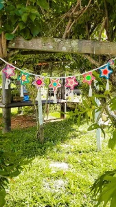 Varal de Estrelas Poppy em Crochê - Artesanato e Personalizados