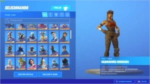CONTA FORTNITE RENEGADE RAIDER +145 SKINS E MUITO MAIS