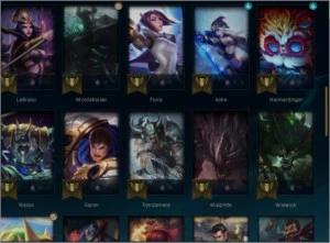 conta platina 4 - League of Legends LOL