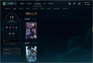 conta platina 4 - League of Legends LOL