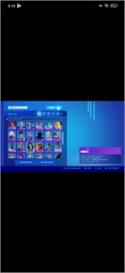 Conta fortnite com muita skin tryhard