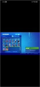 Conta fortnite com muita skin tryhard