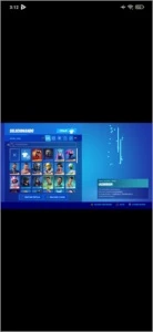 Conta fortnite com muita skin tryhard