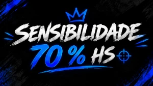 Sensibilidade 70%Hs - Free Fire