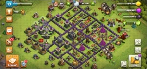 CV 9 com defesas quasse full - Clash of Clans
