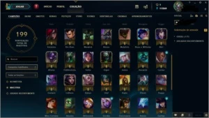 CONTA GOLD V - 72 CHAMP - 33 SKINS DENTRE OUTRAS COISAS - League of Legends LOL