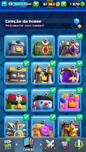 Conta Clash Royale upada Com 1 pass Diamond no inventárioo