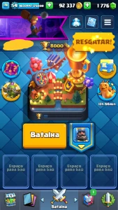 Conta Clash Royale upada Com 1 pass Diamond no inventárioo