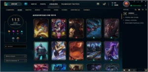 Conta Platina IV / 113 skins / LVL 195 - League of Legends LOL