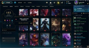 CONTA OURO 2 L COM 183 SKINS E QUASE TODOS OS CHAMPS - League of Legends LOL