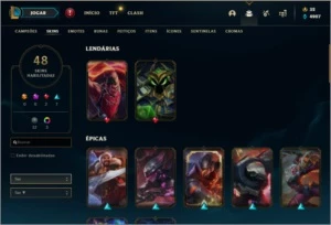 Conta prata 3 - League of Legends LOL