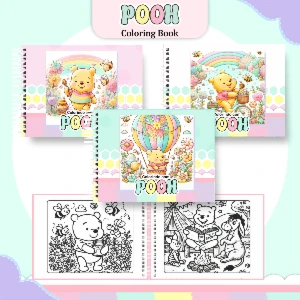 Arquivo Digital Livro de colorir Ursinho Pooh – PDF