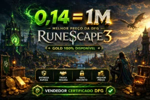 Runescape 3 - Gold/Cash RS3 - Entrega Rápida ⚡ Melhor Preço