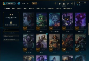 Platina 2 com 45 Champs e 7 Skins - League of Legends LOL