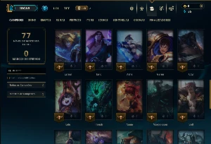 Platina 2 com 45 Champs e 7 Skins - League of Legends LOL