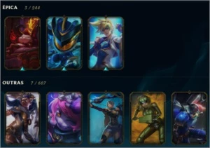 Conta Gold 3 com 99 PDL - League of Legends LOL