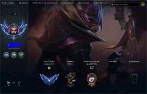 Conta Diamante 4 - League of Legends LOL