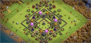 CV 9 ++ 4 mil gemas - Clash of Clans