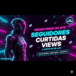 Seguidores Tiktok - Curtidas E Views - Menor Preço! - Redes Sociais