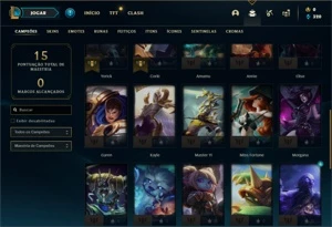 Conta prata 2 com 35 Champs e 7 Skins + 2 Fragmentos - League of Legends LOL