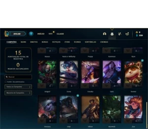 Conta prata 2 com 35 Champs e 7 Skins + 2 Fragmentos - League of Legends LOL