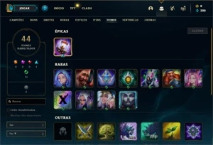 Conta prata 2 com 35 Champs e 7 Skins + 2 Fragmentos - League of Legends LOL