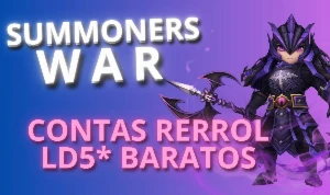 Summoners War: Contas Reroll com LD 5 por Preço Baixo!