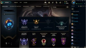 Conta LoL D4 94 skins + valorant passe de batalha nvl 44 - League of Legends