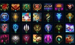 Conta Platina IV Todos Os Campiões com bastante Espólios - League of Legends LOL