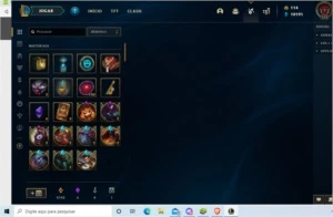 Conta Platina IV Todos Os Campiões com bastante Espólios - League of Legends LOL