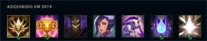 Conta Platina IV Todos Os Campiões com bastante Espólios - League of Legends LOL