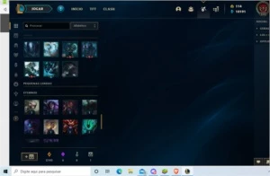 Conta Platina IV Todos Os Campiões com bastante Espólios - League of Legends LOL