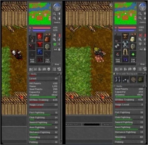 Ek lvl 88 e MS level 61 Com 36 dias de premmy - Tibia