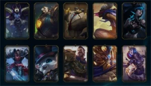 Conta com 5 skins Vitoriosas - League of Legends LOL
