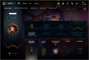 Conta bronze 1 BARATA com 0 skins e 21 champs - League of Legends LOL