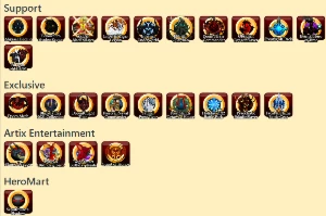 Conta de 2022 - 88 Badges - 1 HeroMart - 1 Chest - - Adventure Quest World AQW