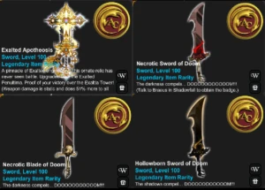 Conta de 2022 - 88 Badges - 1 HeroMart - 1 Chest - - Adventure Quest World AQW