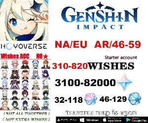 Genshin impact accounts