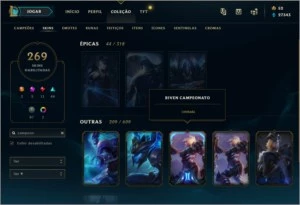 Conta super rara de League of Legends! LOL