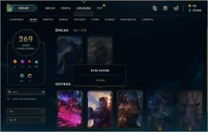 Conta super rara de League of Legends! LOL