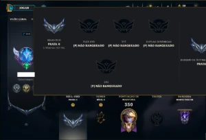 Prata 2 com 140 Champs e 239 Skins ( ADC / MID / JG ) - League of Legends LOL