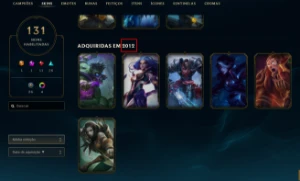 Conta De League Of Legends Lvl 174 Criada Em 2012 LOL