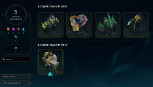 Conta De League Of Legends Lvl 174 Criada Em 2012 LOL