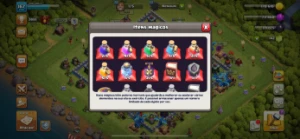 Vila Clash of Clash cv13 quase full - Clash of Clans