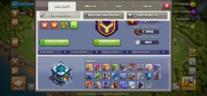 Vila Clash of Clash cv13 quase full - Clash of Clans