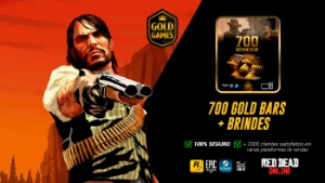 700 Gold Bars Para Red Dead Online (Para PC) + Brindes