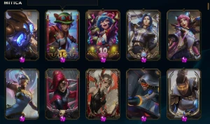 Conta de League of Legends Nível 438 908 Skins, todos champ LOL
