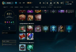 Conta ESMERALDA da season 2 com TODOS os champs e 245 skins - League of Legends LOL